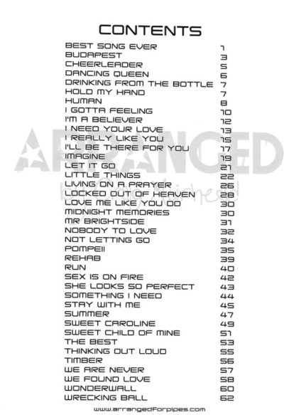 Arranged - Index